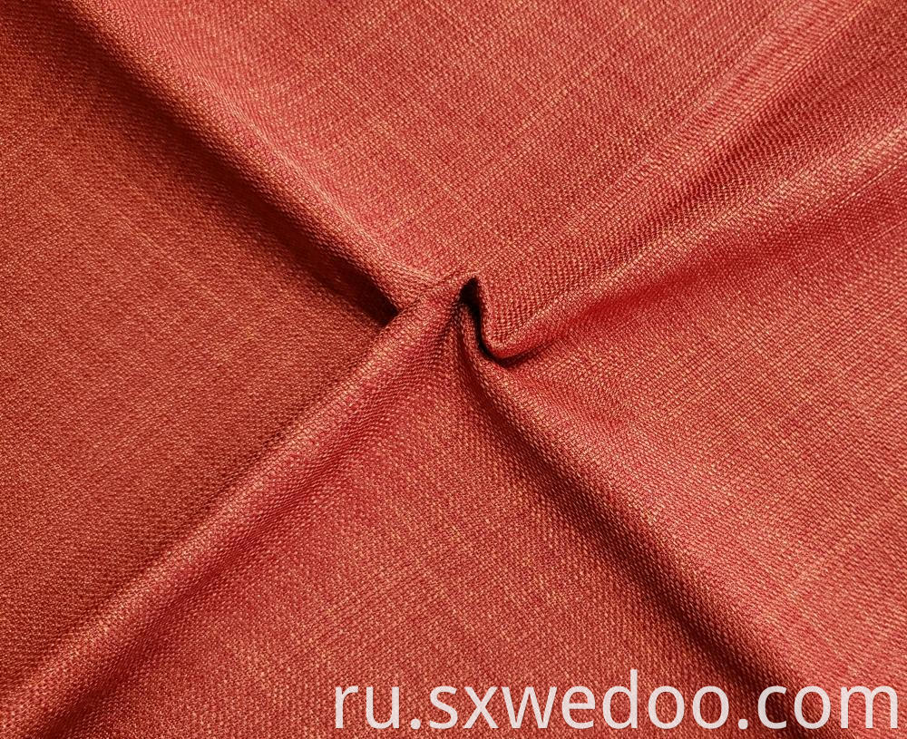 Orange Linen Fabric